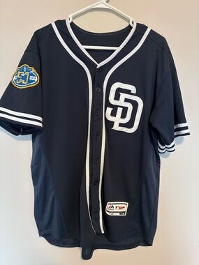 Majestic Navy Blue San Diego Padres Jersey with White Trim #23 TATIS JR